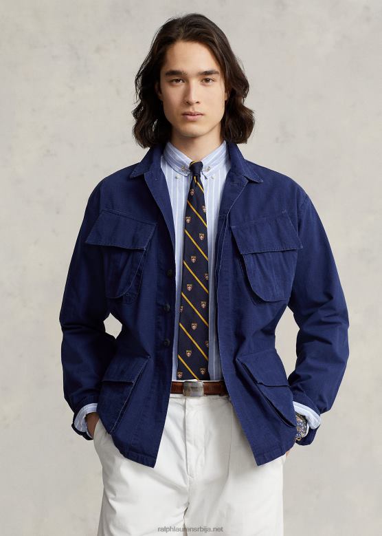 мушкарци Ralph Lauren рипстоп мајица V2V441261 невпорт морнарица