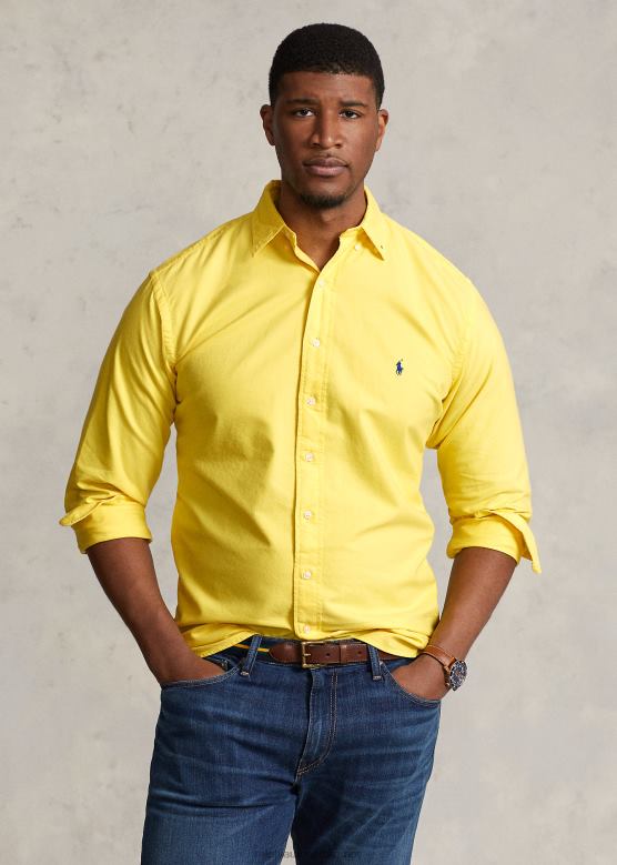 мушкарци Ralph Lauren одећом обојена оксфордска кошуља V2V441518 згњечити лимун