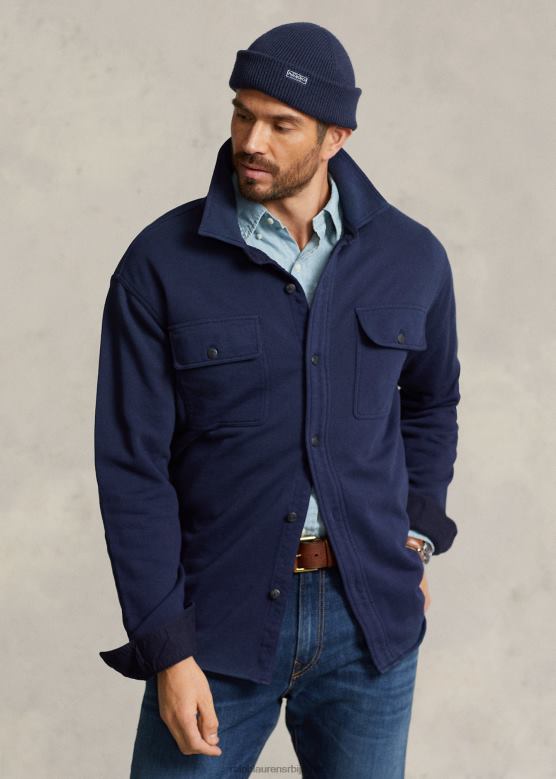 мушкарци Ralph Lauren француска фротирна радна мајица V2V441549 крстарење морнарице