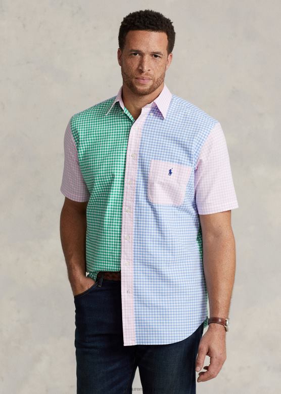 мушкарци Ralph Lauren гингхам забавна кошуља V2V441560 гингхам фунсхирт