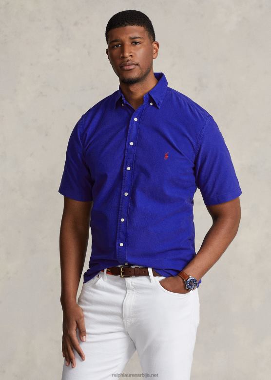 мушкарци Ralph Lauren одећом обојена оксфордска кошуља V2V441875 град краљевски