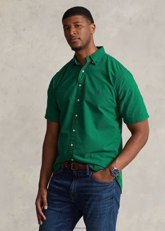 мушкарци Ralph Lauren одећом обојена оксфордска кошуља V2V441876 примарно зелено