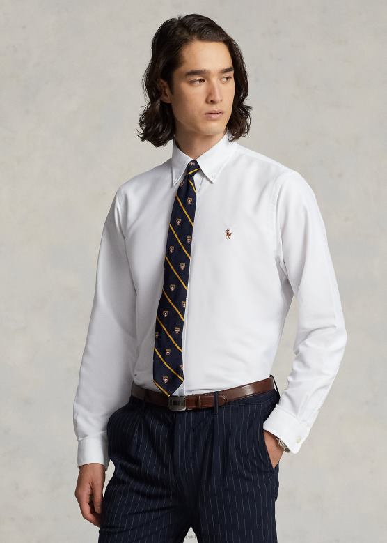 мушкарци Ralph Lauren Оксфордска кошуља класичног кроја V2V44789 бео