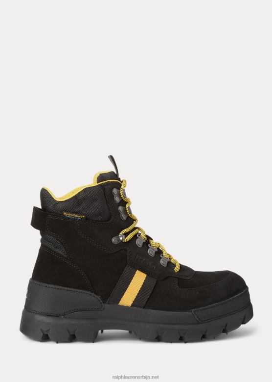 мушкарци Ralph Lauren осло водоотпорне чизме од семиша и оксфорда V2V442206 црно/жутопераја