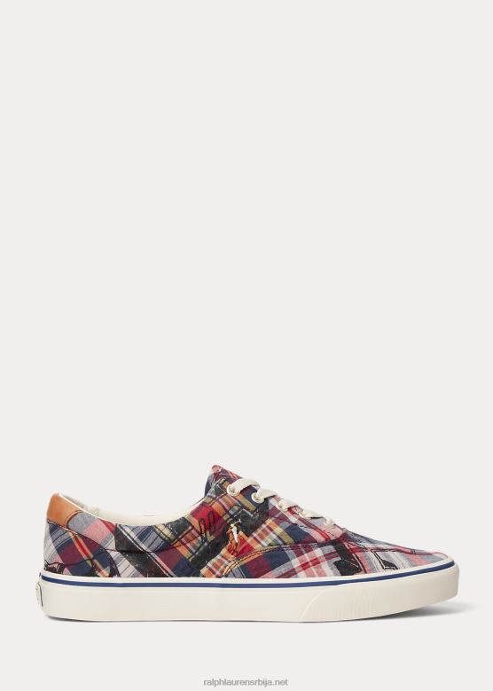 мушкарци Ralph Lauren кеатон мадрас патике V2V442038 блок штампа