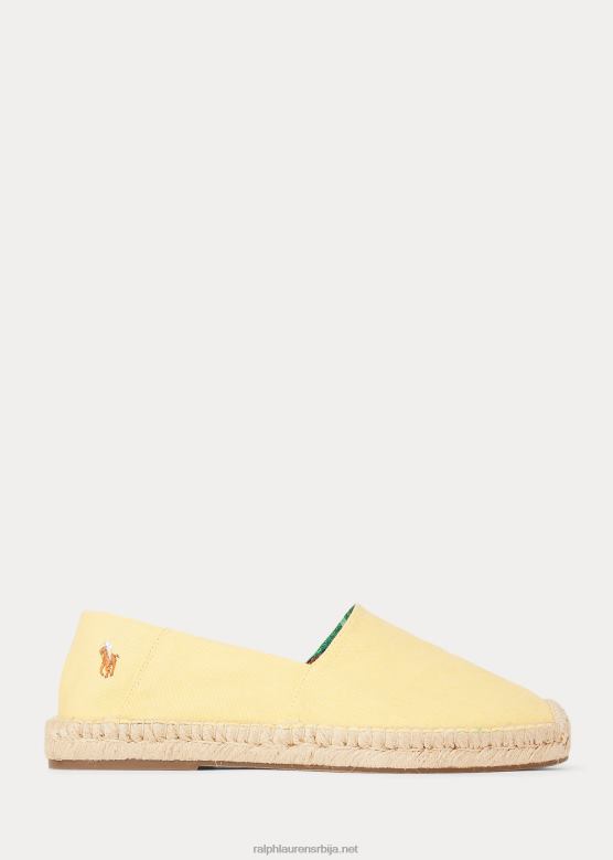 мушкарци Ralph Lauren цевио испрано платно еспадриле V2V442072 кукурузно жуто