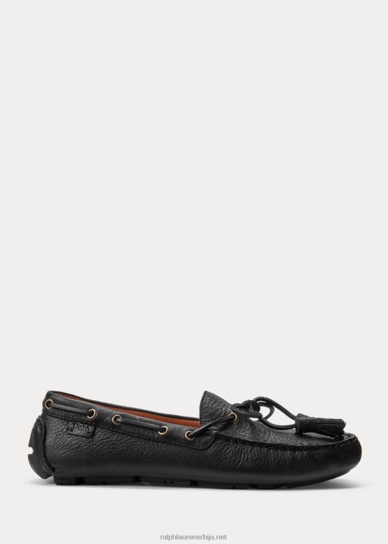 мушкарци Ralph Lauren Андерс са кићанкама кожни возач V2V442082