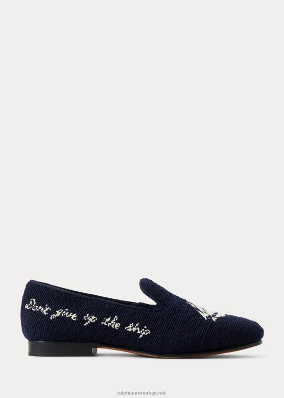 мушкарци Ralph Lauren пактон наутичка папуча са иглом V2V442105 морнарица/наутика