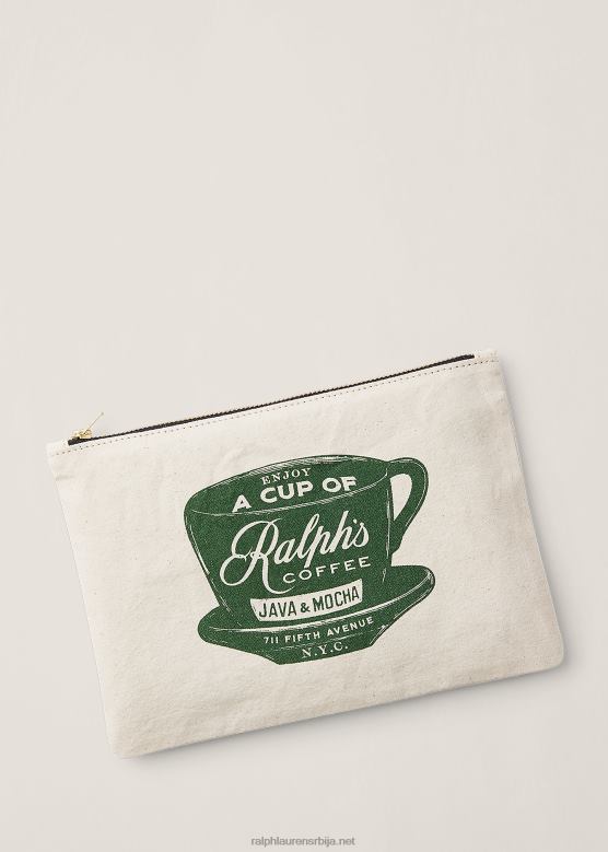 унисек Ralph Lauren кеса за кафу V2V442711 бела/зелена мулти