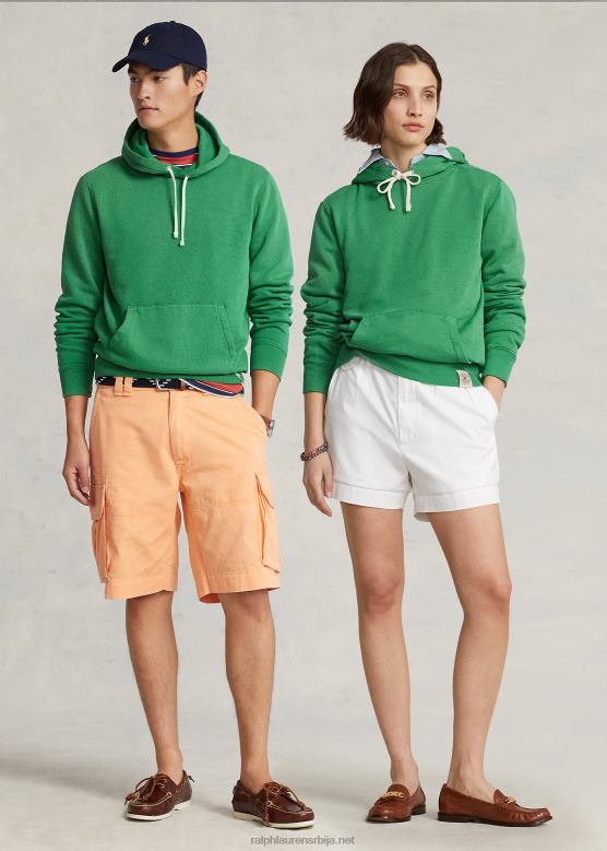 унисек Ralph Lauren дуксерица од флиса V2V443408 оптичка зелена