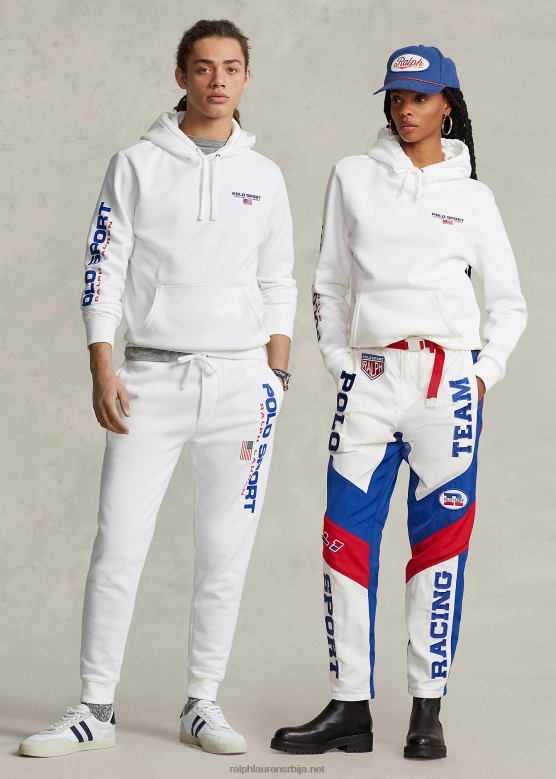 унисек Ralph Lauren поло спорт флис дуксерица V2V443421 бео