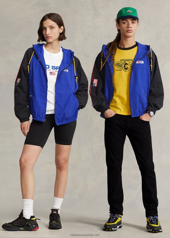 унисек Ralph Lauren поло спорт водоодбојна јакна V2V44101 сафирна звезда мулти