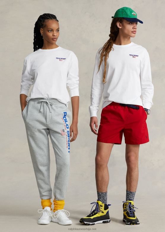 унисек Ralph Lauren мајица класичног поло спортског дреса V2V44454 бео