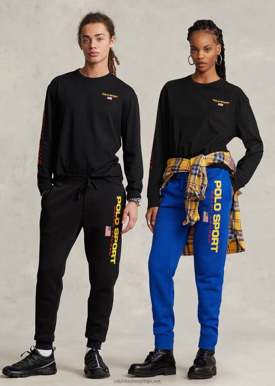 унисек Ralph Lauren мајица класичног поло спортског дреса V2V44456 црно злато