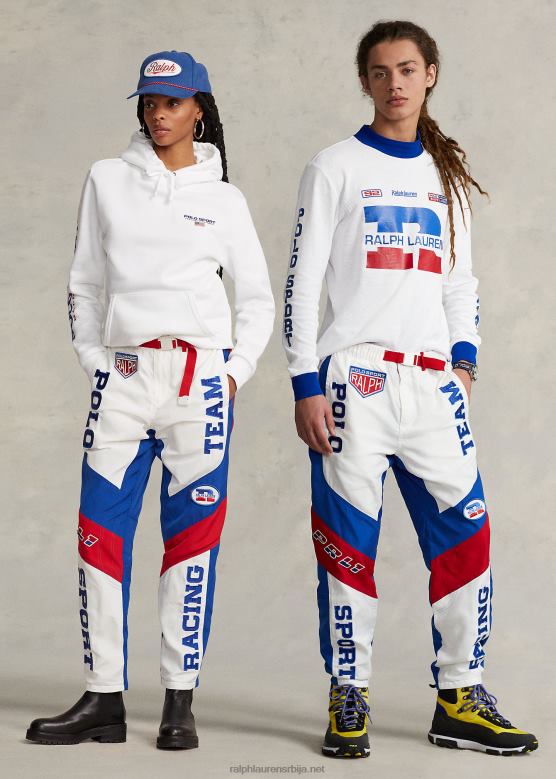 унисек Ralph Lauren поло спорт водоодбојне панталоне V2V44149 децквасх бела мулти